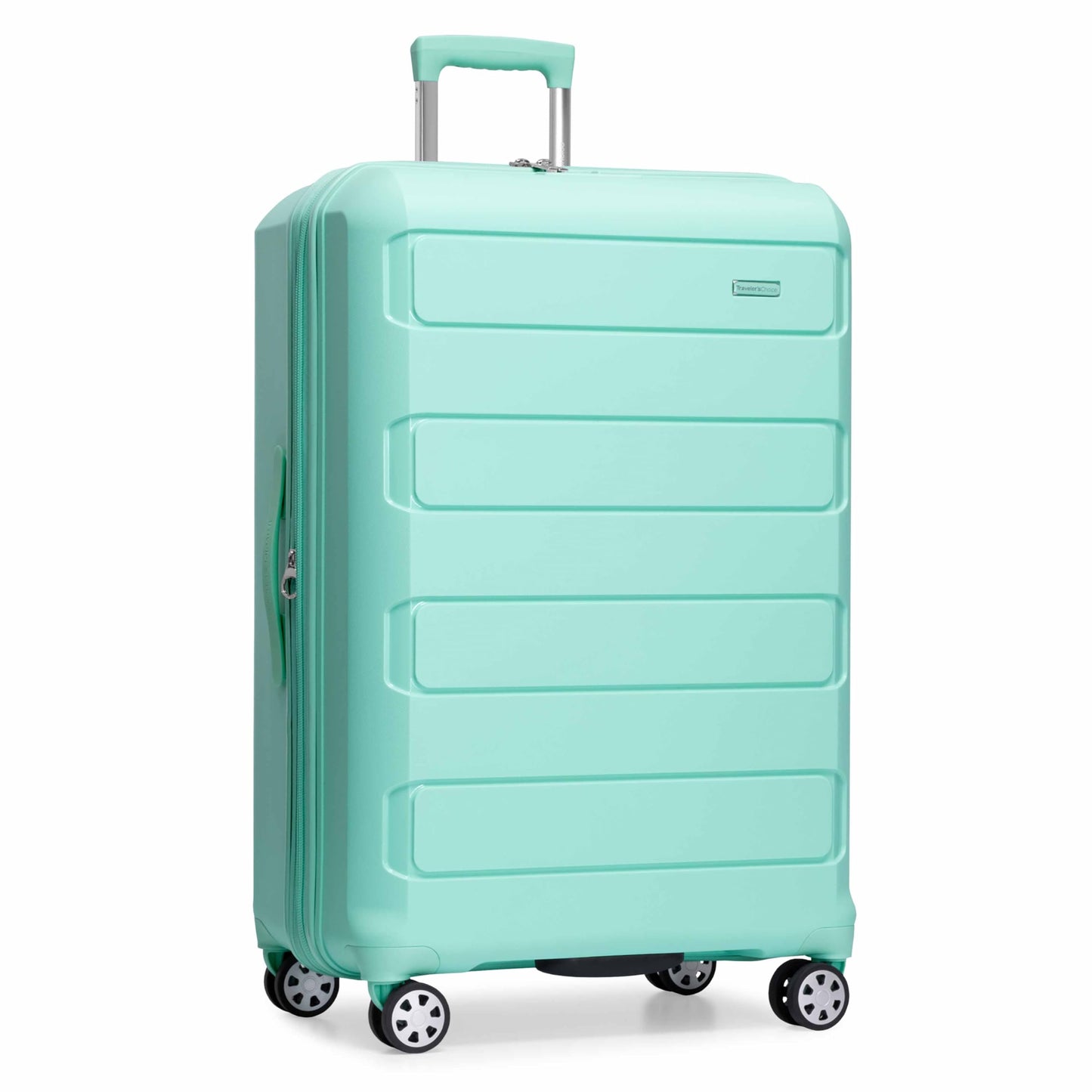 Traveler's Choice Pagosa Hardshell Expandable Luggage with Spinner Wheels