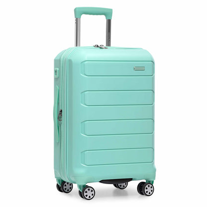 Traveler's Choice Pagosa Hardshell Expandable Luggage with Spinner Wheels