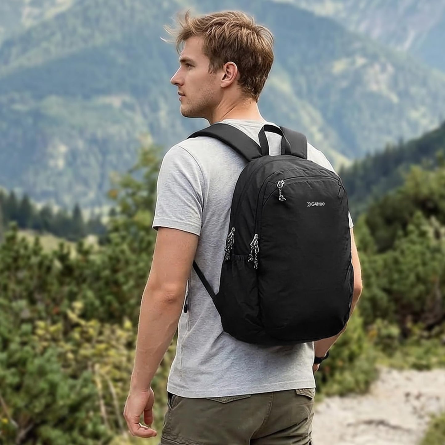 15L Lightweight Hiking and Travel Backpack