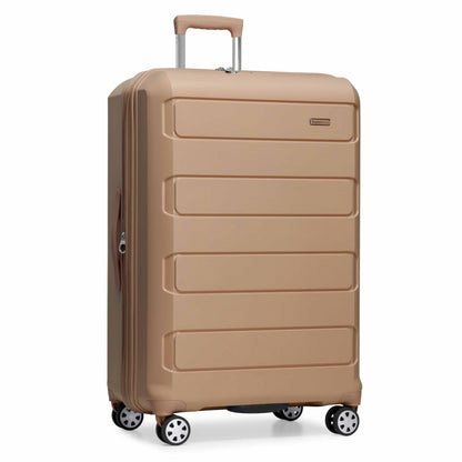 Traveler's Choice Pagosa Hardshell Expandable Luggage with Spinner Wheels