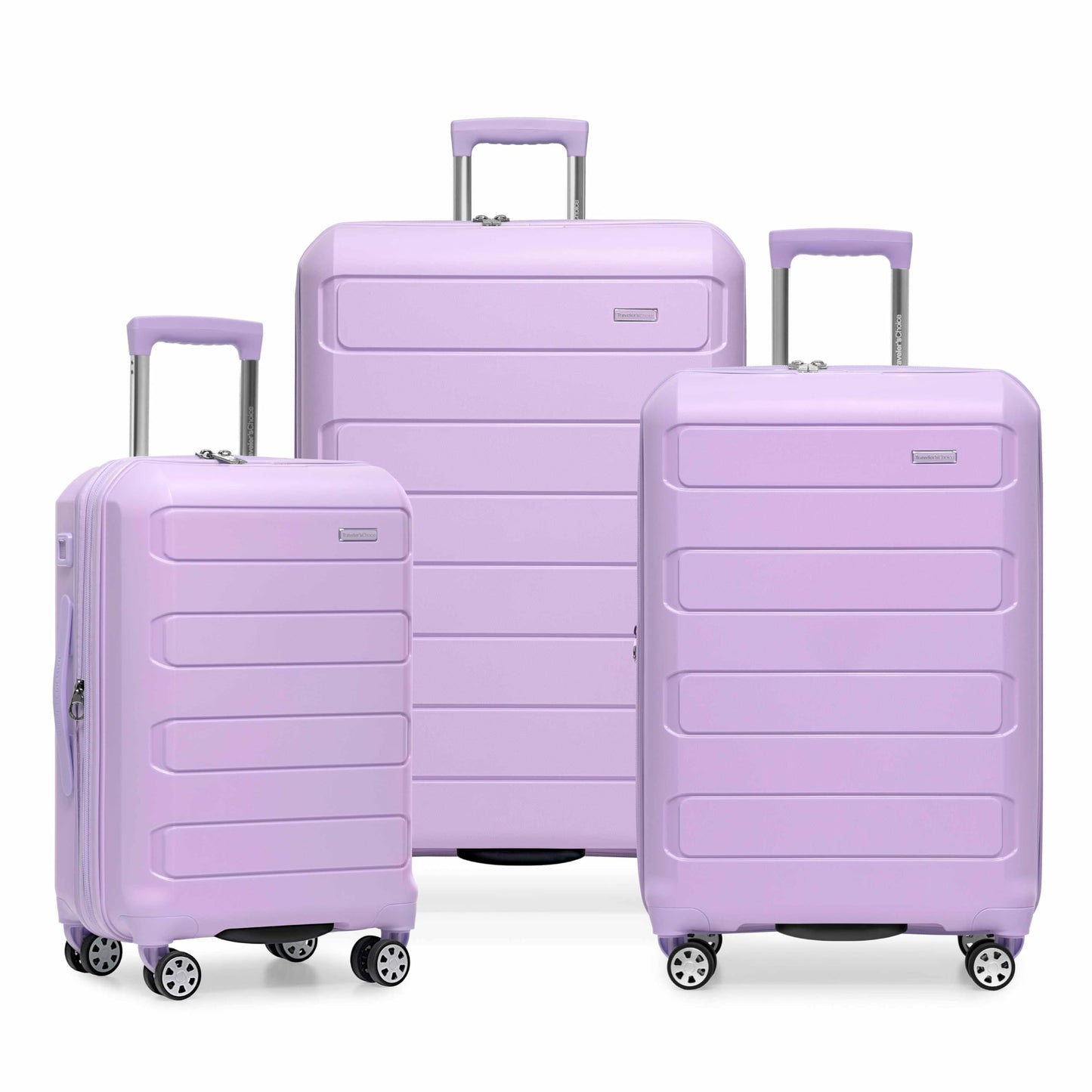 Traveler's Choice Pagosa Hardshell Expandable Luggage with Spinner Wheels