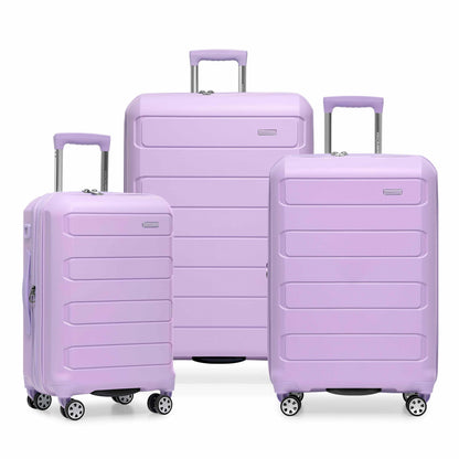 Traveler's Choice Pagosa Hardshell Expandable Luggage with Spinner Wheels