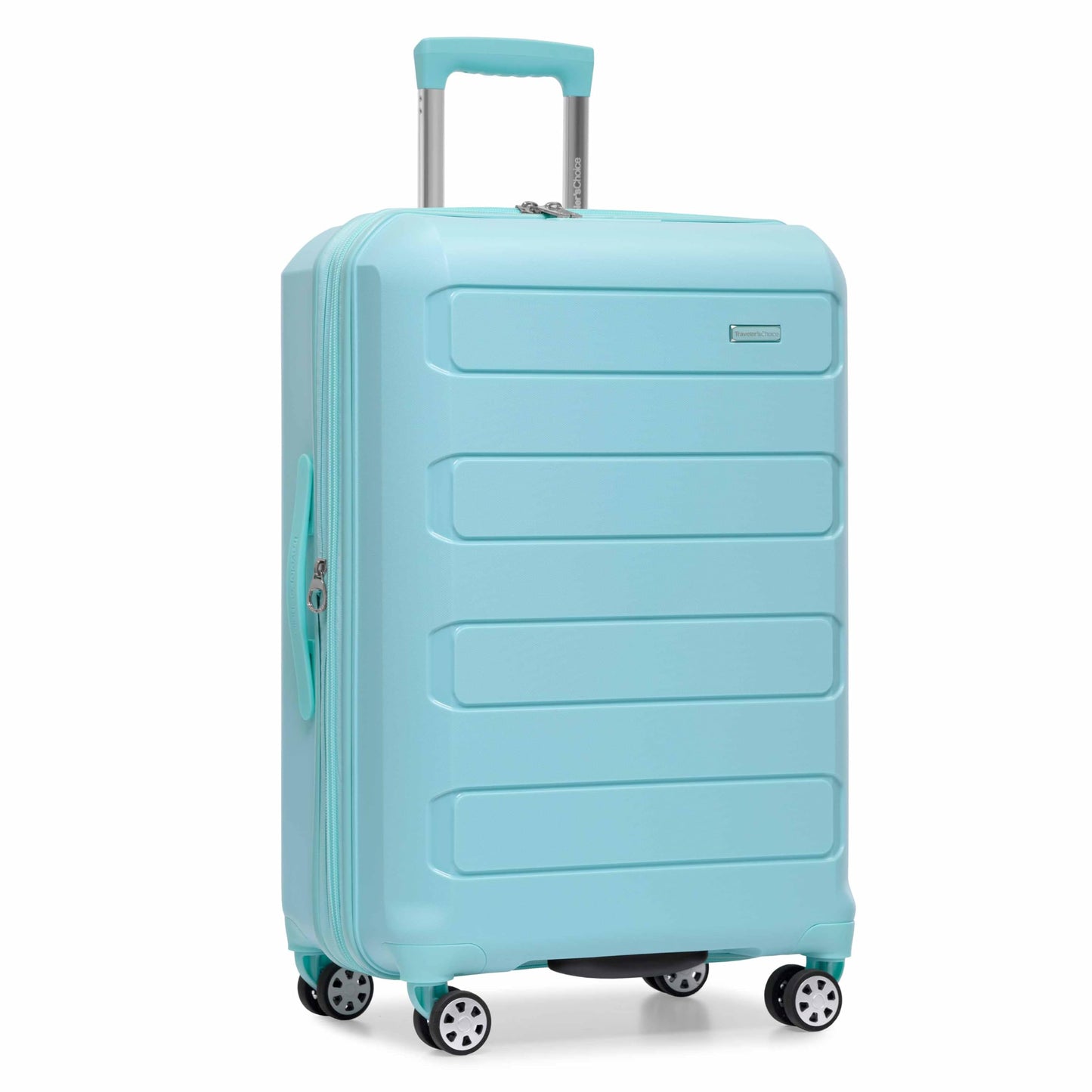 Traveler's Choice Pagosa Hardshell Expandable Luggage with Spinner Wheels