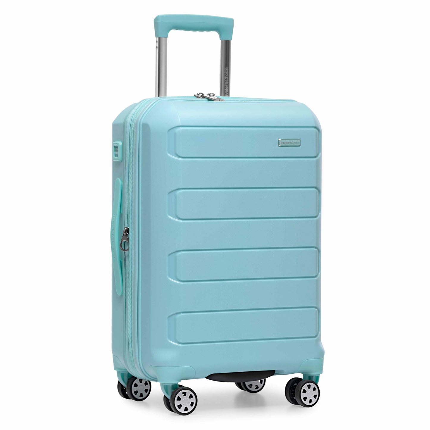 Traveler's Choice Pagosa Hardshell Expandable Luggage with Spinner Wheels