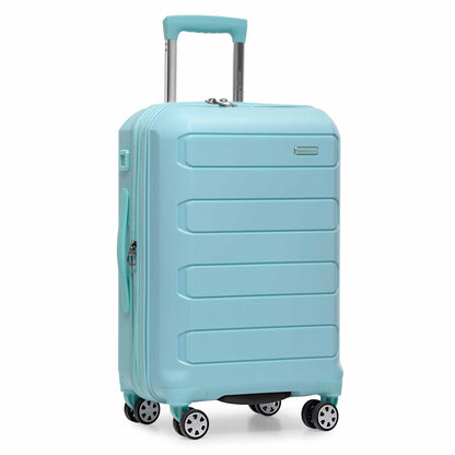 Traveler's Choice Pagosa Hardshell Expandable Luggage with Spinner Wheels