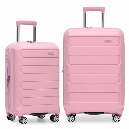 Traveler's Choice Pagosa Hardshell Expandable Luggage with Spinner Wheels