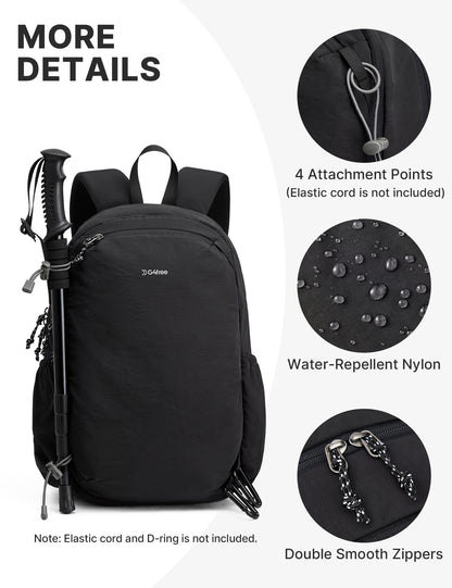 15L Lightweight Hiking and Travel Backpack