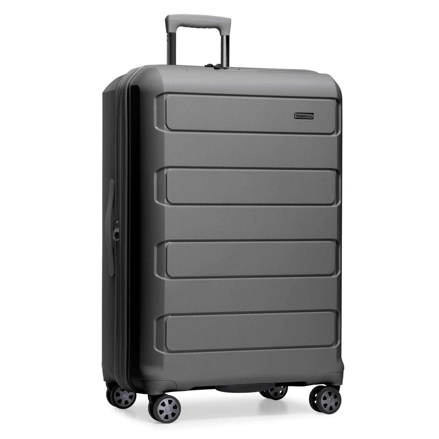 Traveler's Choice Pagosa Hardshell Expandable Luggage with Spinner Wheels