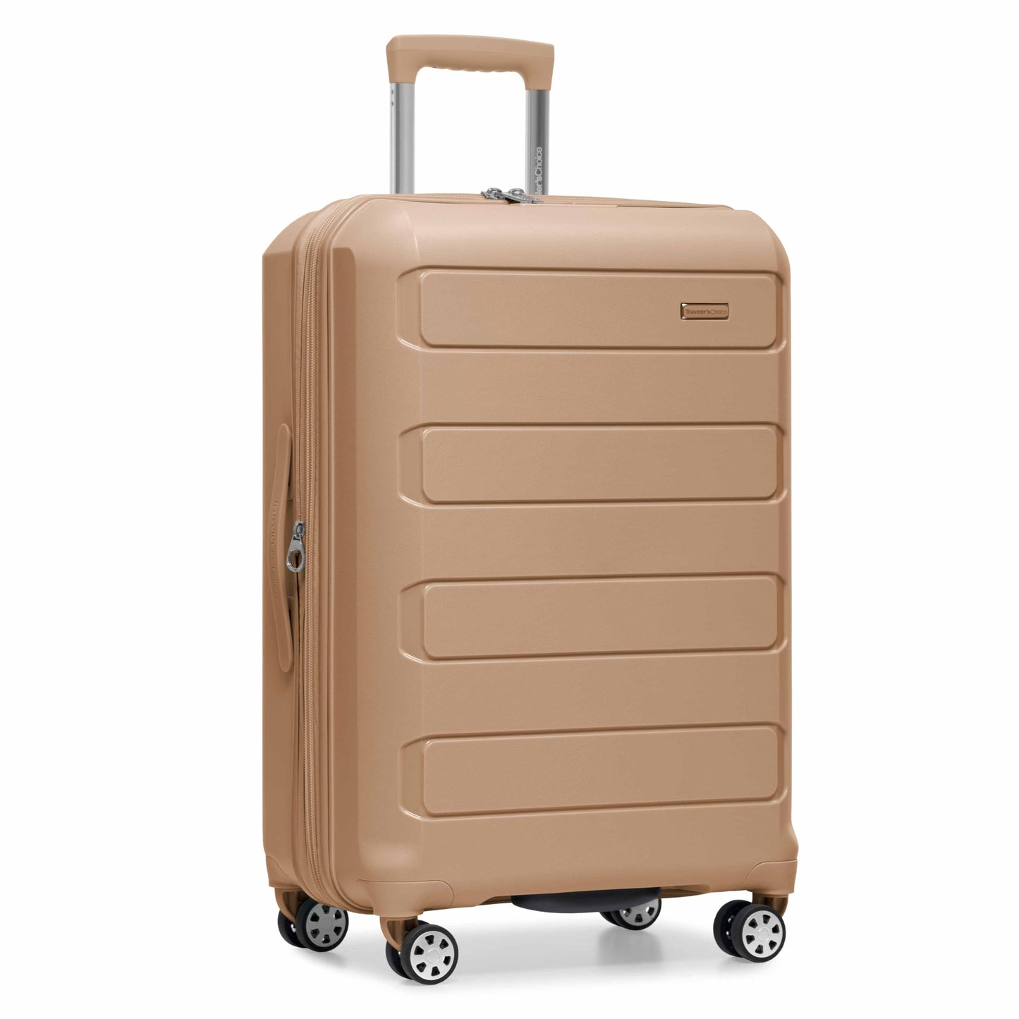 Traveler's Choice Pagosa Hardshell Expandable Luggage with Spinner Wheels