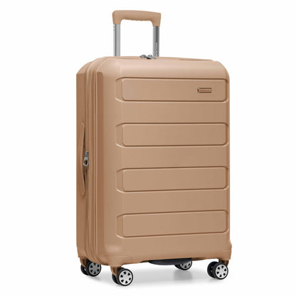 Traveler's Choice Pagosa Hardshell Expandable Luggage with Spinner Wheels