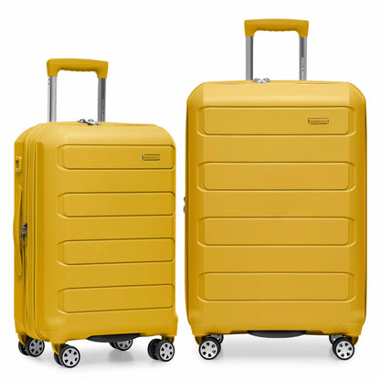 Traveler's Choice Pagosa Hardshell Expandable Luggage with Spinner Wheels