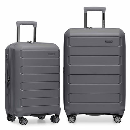Traveler's Choice Pagosa Hardshell Expandable Luggage with Spinner Wheels