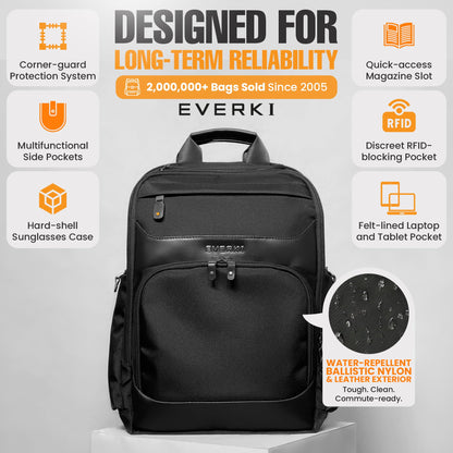 Everki Onyx Premium Business Executive Laptop Backpack