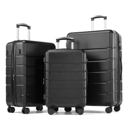 Expandable Hardside Carry-On Suitcase with TSA Lock and Spinner Wheels