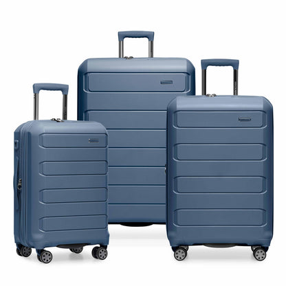 Traveler's Choice Pagosa Hardshell Expandable Luggage with Spinner Wheels