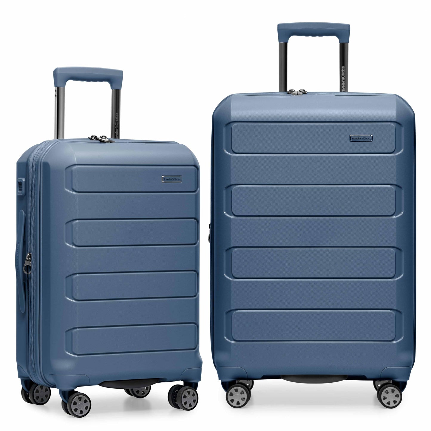Traveler's Choice Pagosa Hardshell Expandable Luggage with Spinner Wheels