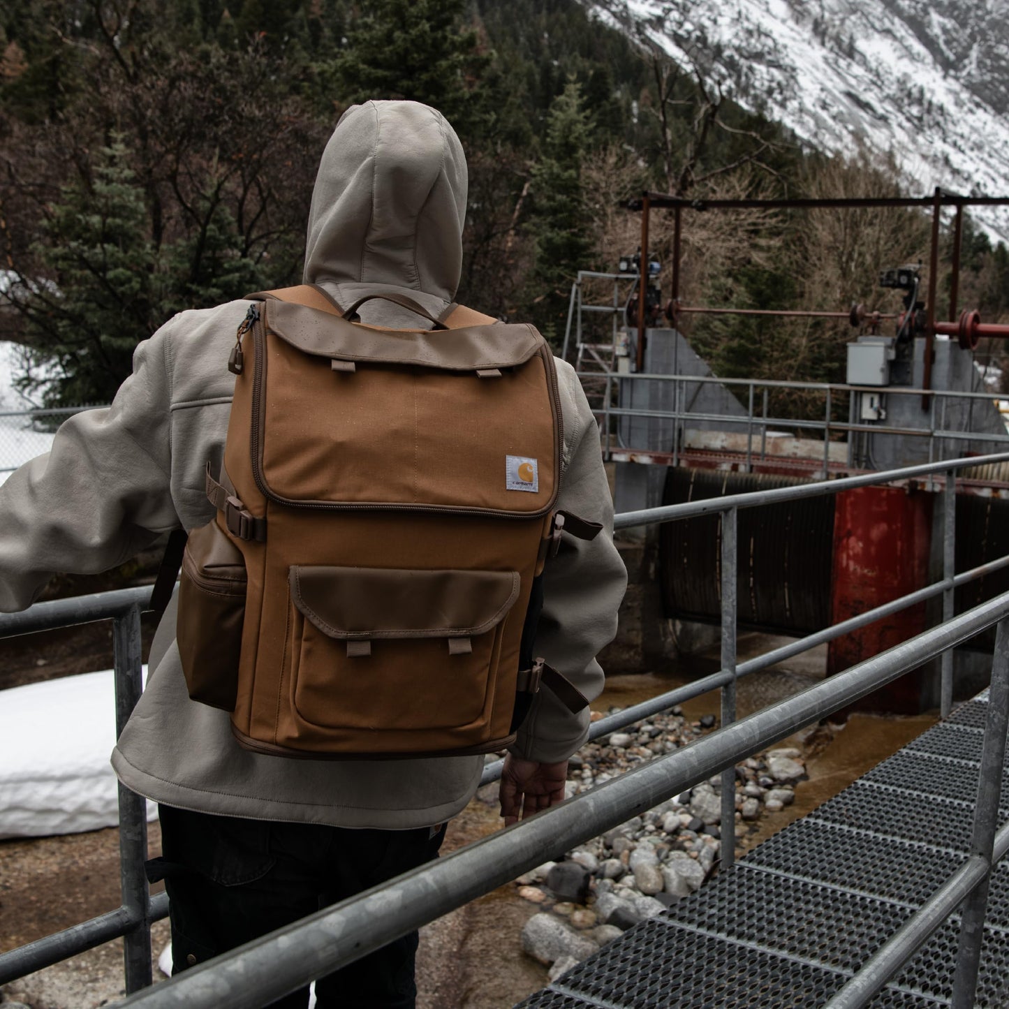 35L Water-Resistant Work Backpack with Laptop Sleeve