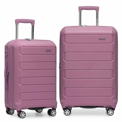 Traveler's Choice Pagosa Hardshell Expandable Luggage with Spinner Wheels