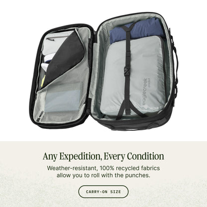 40L Lightweight Travel Backpack with Expandable Storage and Laptop Compartment