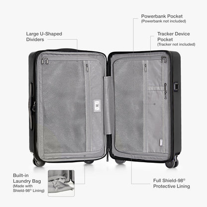 Traveler's Choice Markham Hardside Expandable Luggage with Hinomoto Spinner Wheels