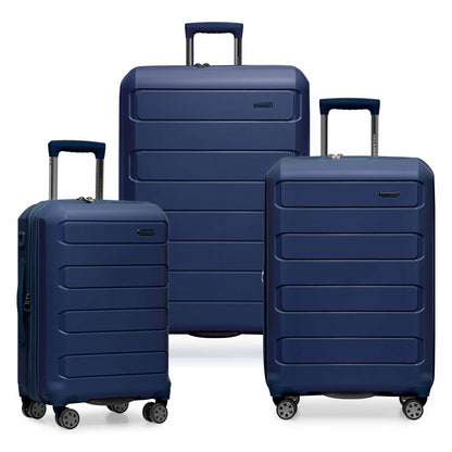 Traveler's Choice Pagosa Hardshell Expandable Luggage with Spinner Wheels