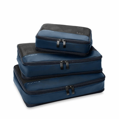 3-Piece Compression Packing Cube Set for Travel Organization