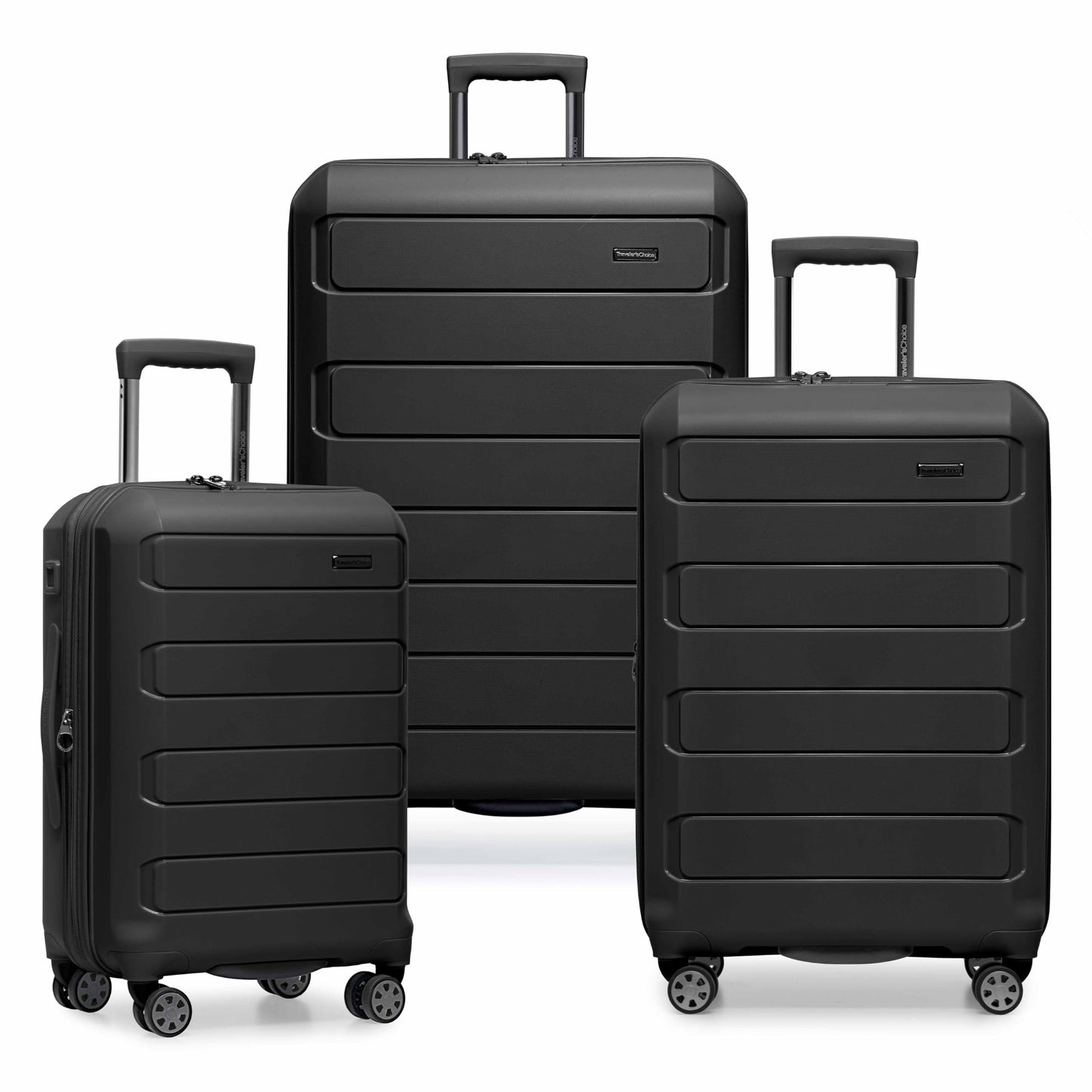 Traveler's Choice Pagosa Hardshell Expandable Luggage with Spinner Wheels