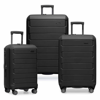 Traveler's Choice Pagosa Hardshell Expandable Luggage with Spinner Wheels