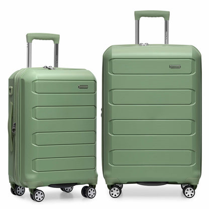 Traveler's Choice Pagosa Hardshell Expandable Luggage with Spinner Wheels
