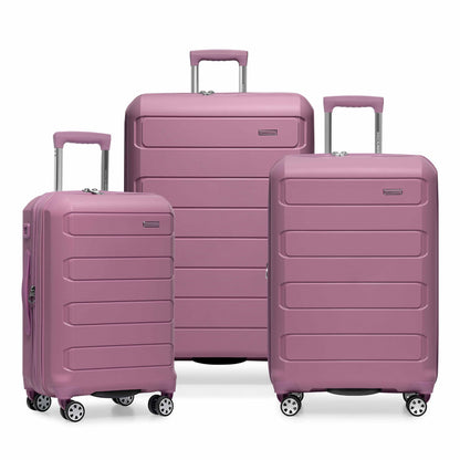 Traveler's Choice Pagosa Hardshell Expandable Luggage with Spinner Wheels