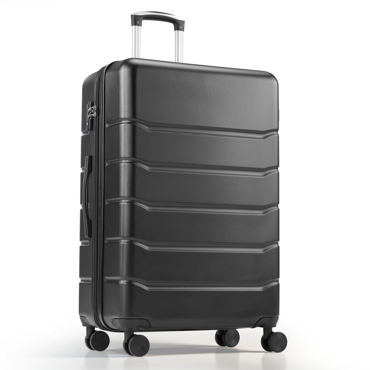 Expandable Hardside Carry-On Suitcase with TSA Lock and Spinner Wheels